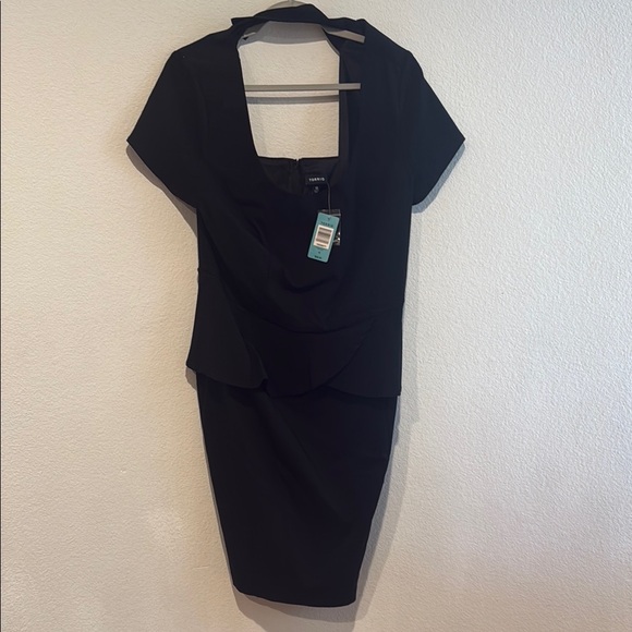Torrid Black Sheath Dress with Cowl Neck - Picture 1 of 2